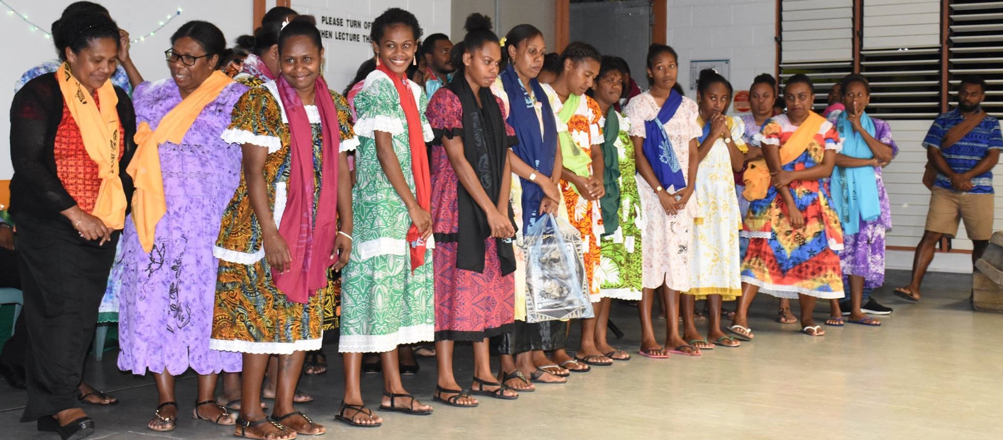 Final Year Students in Fiji being farewelled